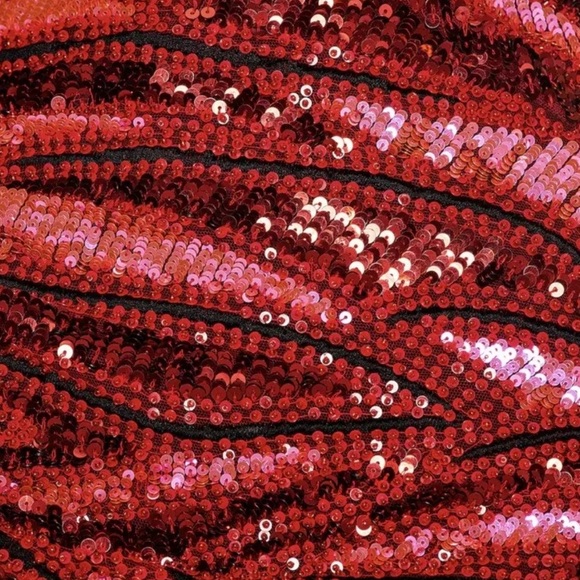 Rêve Riche Fabienne Midi Dress Red Zebra Luxury - Picture 5 of 8